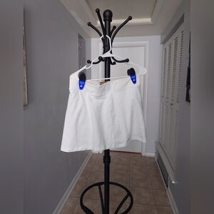 Victoria's Secret PINK- Active White Cotton Skort Size LG NWT